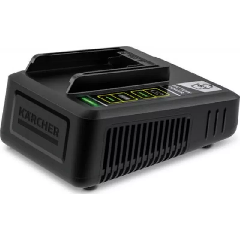 Baterijos įkroviklis Karcher 2.445-032.0 — 18 V Li‑Ion, vienos vietos, 25×13,3×8,7 cm, 700 g
