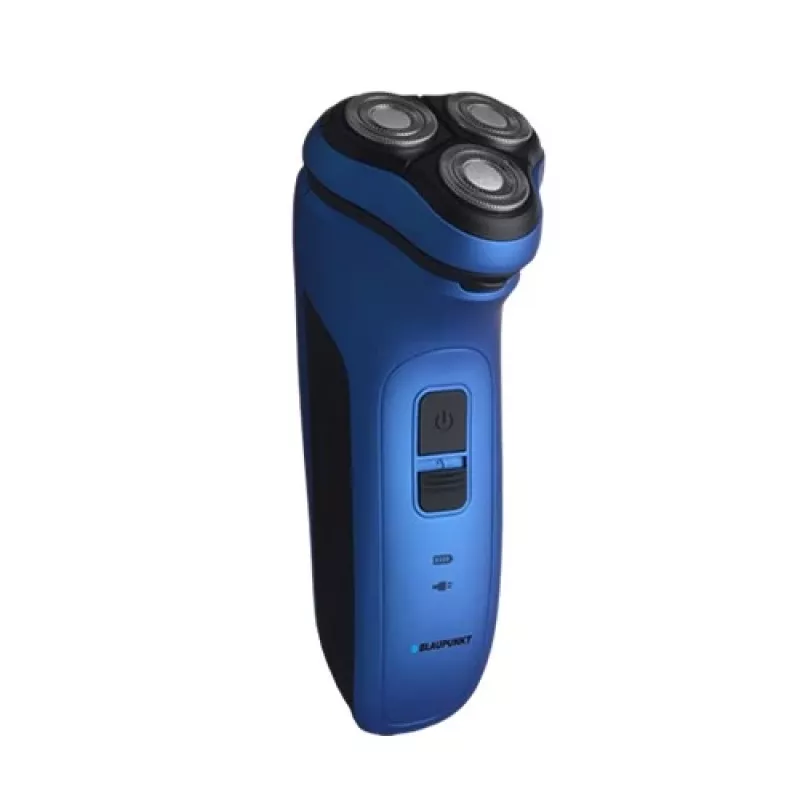 Blaupunkt MSR401 Herrenrasierapparat Rotationstrasierer Trimmer Juoda - Blue (MSR401)