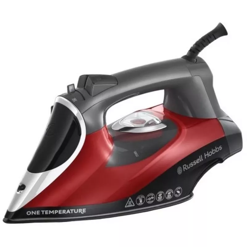 Russell Hobbs 25090-56 lygintuvas Sausas ir garinis lygintuvas Keraminis padas 2600 W Juoda, Pilka, Raudona