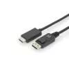 Adapter kabelis Displayport 1.2 with interlock 4K 60Hz UHD Typ DP/HDMI A M/M juodas 2 m