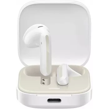 Belaidės į ausis dedamos ausinės Xiaomi Buds 6 Active — Baltos, intraauralinės, 0.036 kg, Bluetooth ryšys iki 10 m