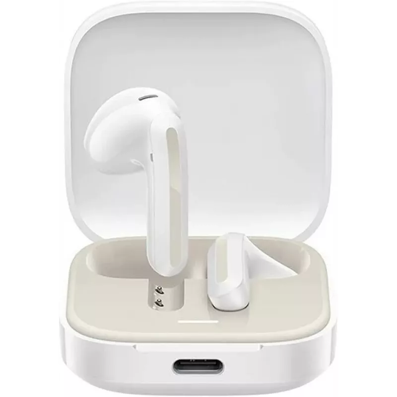 Belaidės į ausis dedamos ausinės Xiaomi Buds 6 Active — Baltos, intraauralinės, 0.036 kg, Bluetooth ryšys iki 10 m