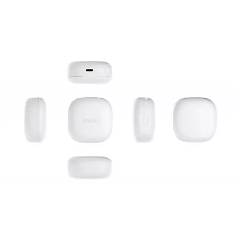 Belaidės į ausis įstatomos ausinės Xiaomi Buds 6 Play su Bluetooth, USB Type-C įkrovimu, baltos