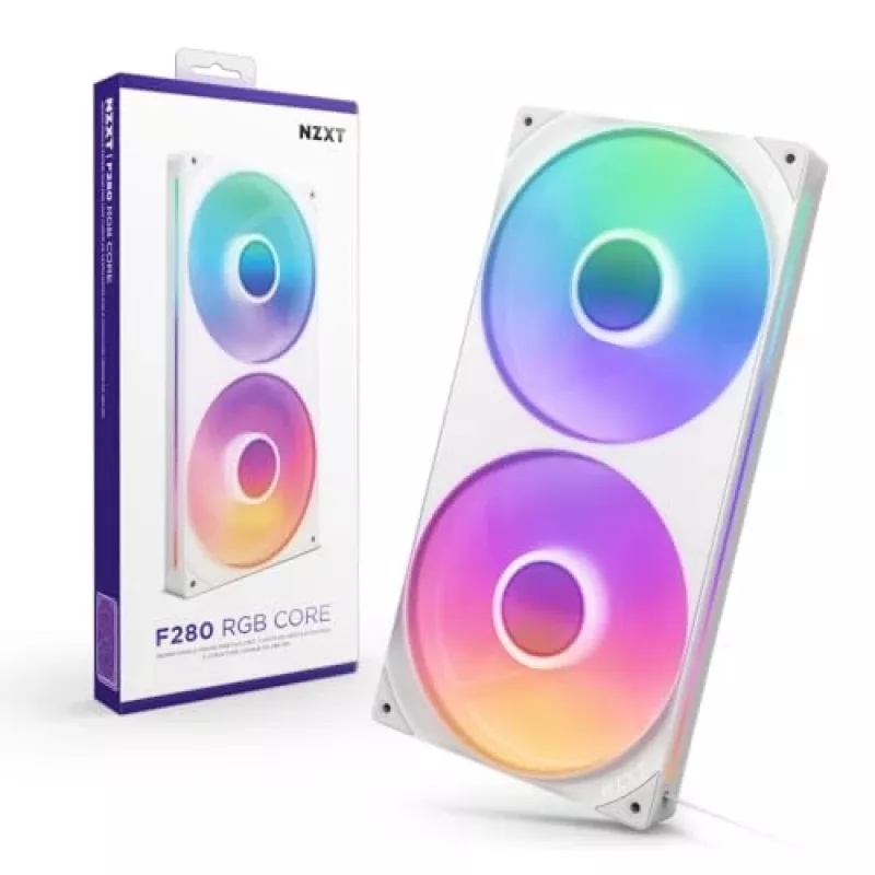 Ventiliatorius NZXT RF-U28HF-W1 140mm 2000 RPM 98,61 CFM baltas