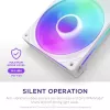 Ventiliatorius NZXT RF-U28HF-W1 140mm 2000 RPM 98,61 CFM baltas