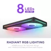 NZXT F280 RGB Core 140mm ARGB PWM 2-Pack Juoda