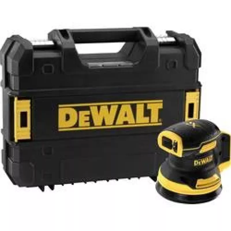 DeWALT DCW210NT-XJ nešiojamasis šlifuoklis atsitiktinis orbitinis šlifuoklis 12000 aps./min. Juodas, Geltonas