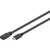 Goobay 45393 USB kabelis, juodas