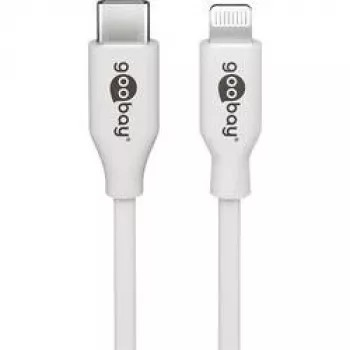 Goobay 39446 USB laidas USB 2.0 USB-C kištukas Apple Lightning kištukas 1m