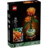 LEGO Icons Gelės chrizantemos statybos rinkinys Kūrybinis modelių rinkinys suaugusiems Statyti dirbtinį augalą Dovana moterims vyrams jai ar jam Namams biurui DE