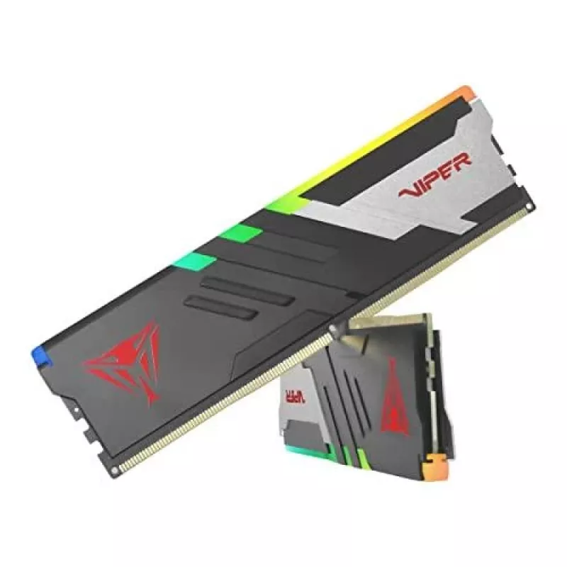 DDR5 32GB (2x16GB) 6000MT/s žaidimų operatyvioji atmintis PATRIOT KLEVV CRAS V su radiatoriumi, CL30, 1.35V, XMP 3.0, RGB