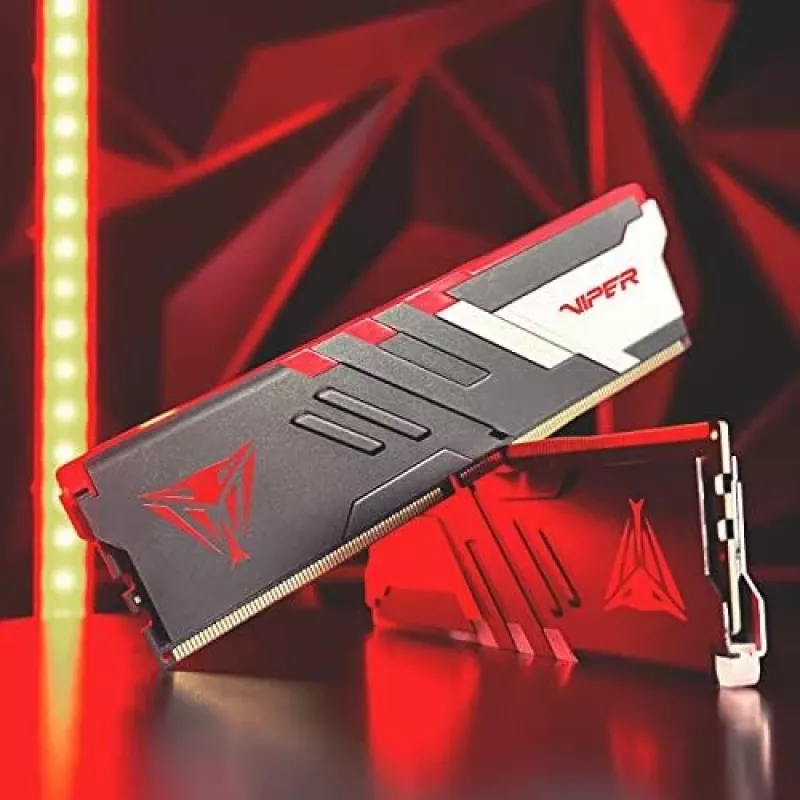 DDR5 32GB (2x16GB) 6000MT/s žaidimų operatyvioji atmintis PATRIOT KLEVV CRAS V su radiatoriumi, CL30, 1.35V, XMP 3.0, RGB