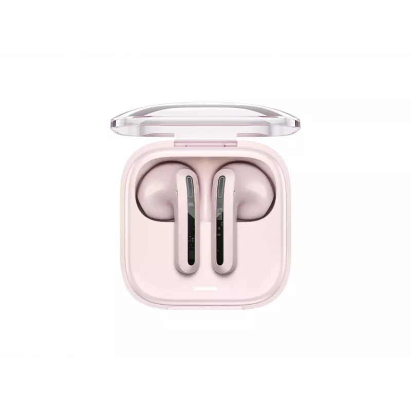 Į ausis įdedamos belaidės ausinės Xiaomi Buds 6 Active — rožinės, intraauralinės, 36 g, Bluetooth, iki 10 m veikimo nuotolis