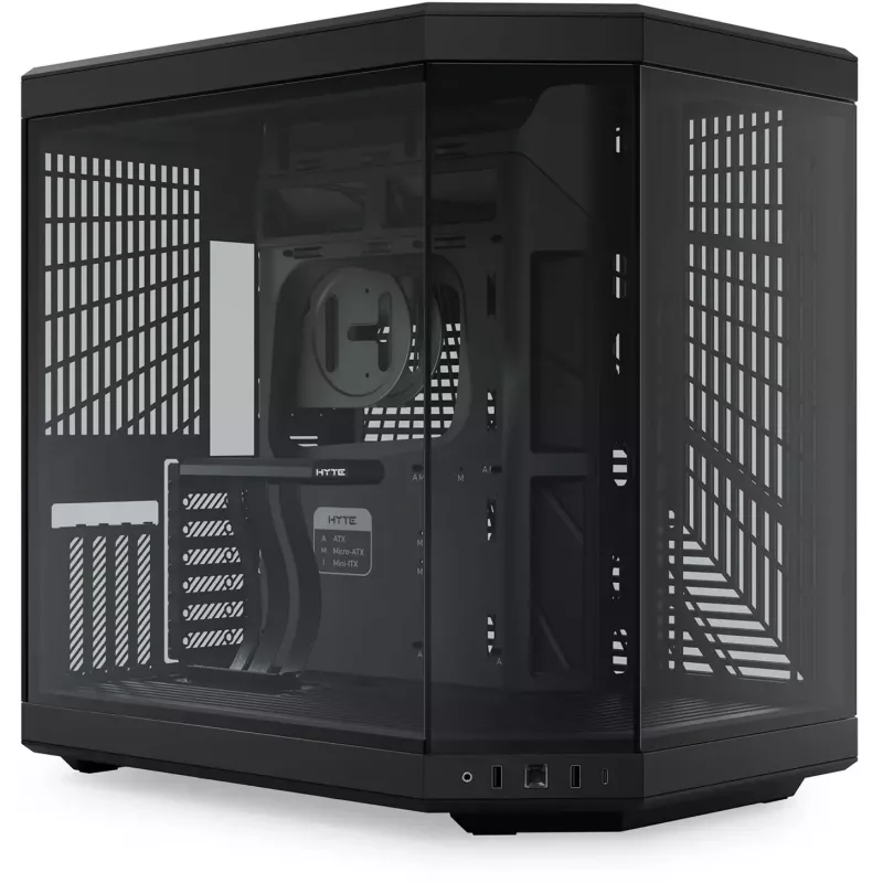 HYTE Y70 MIDI Tower PC juoda ATX EATX ITX Micro ATX 18 cm 42,2 cm