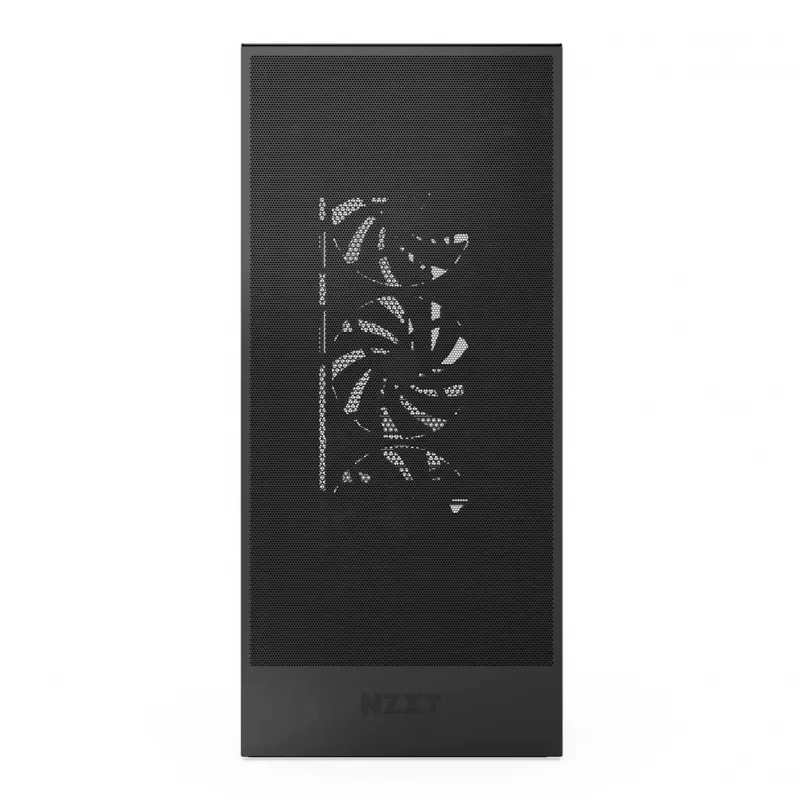 NZXT H7 Flow (2024) Mid-Tower korpusas - visiškai juodas