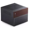 Jonsbo N4 Microtower korpusas juodas patvarus plieninis kompaktiškas PC korpusas
