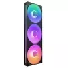 NZXT F360 RGB Core 360mm ARGB 3-Pack Juoda