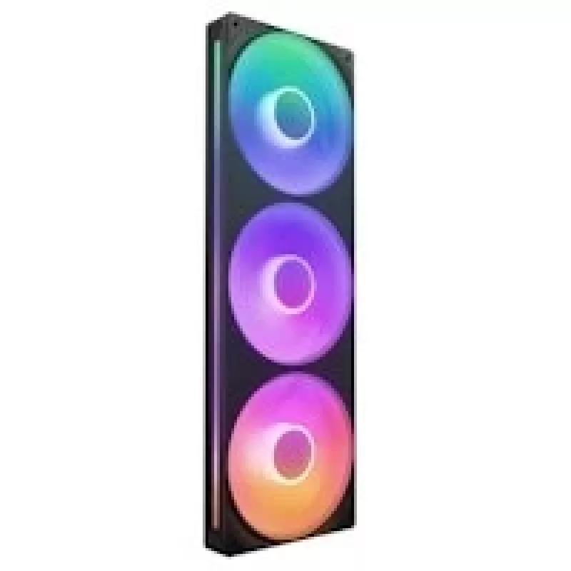 NZXT F360 RGB Core 360mm ARGB 3-Pack Juoda