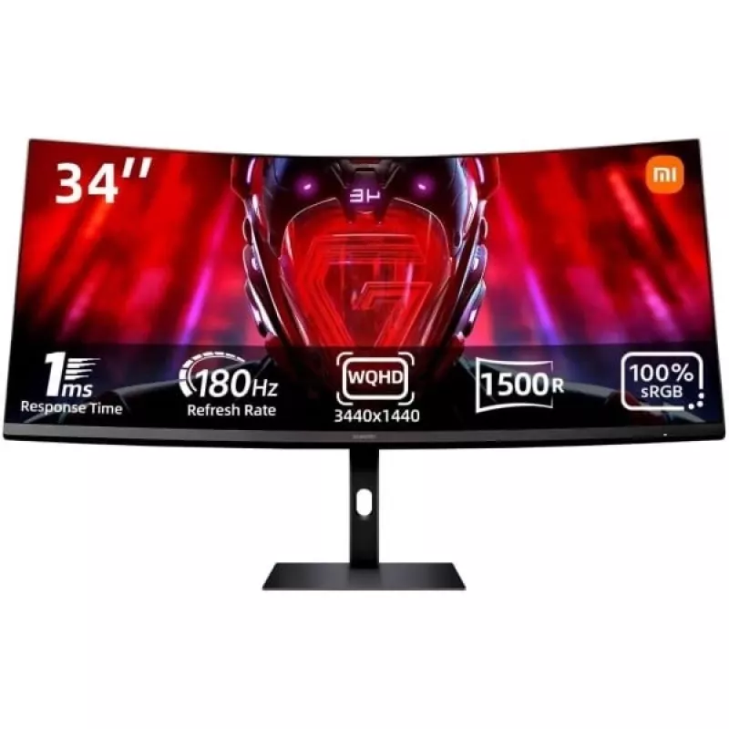 Xiaomi | G34WQi | 34 | WQHD | 21:9 | 180 Hz | 1 ms | 3440 x 1440 pikselių | 350 cd/m2 | HDMI prievadų kiekis 2 | Juoda | Garantija 24 mėn.
