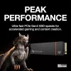 Seagate FireCuda ZP1000GM3A073 vidinis kietojo kūno diskas 1 TB M.2 PCI Express 4.0 NVMe 3D TLC