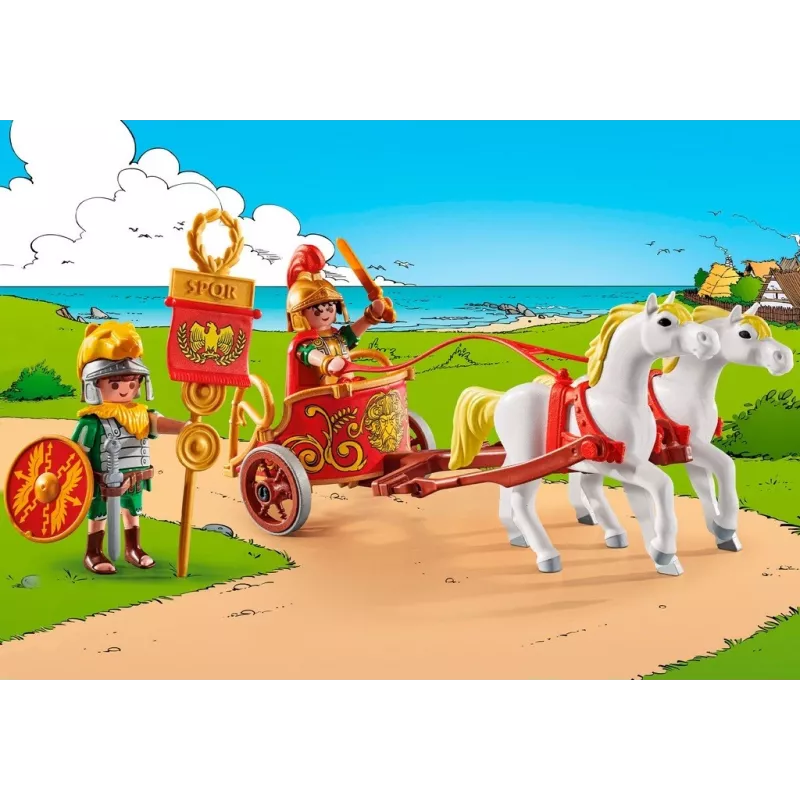 Žaidimų rinkinys Asterix 71543 Romėnų kovos vežimas