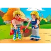 PLAYMOBIL | Asteriksas | Tragikomiksas ir Falbala | Įsimylėjusi pora iš Asterikso visatos | Žaislas vaikams nuo 5 metų | 71544
