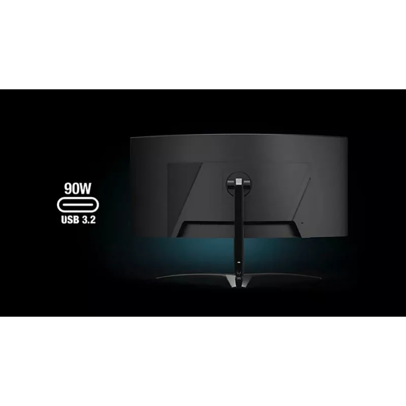 Monitorius Acer UM.TXXEE.001 39 colių UltraWide Quad HD OLED 3440×1440, 21:9, 0,03 ms, išlenktas, įmontuoti garsiakalbiai, USB šakotuvas, VESA