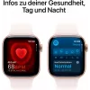 APPLE Watch Series 10 GPS 42mm rožinio aukso aliuminio korpusas su šviesiai rausvu sportiniu dirželiu - S/M