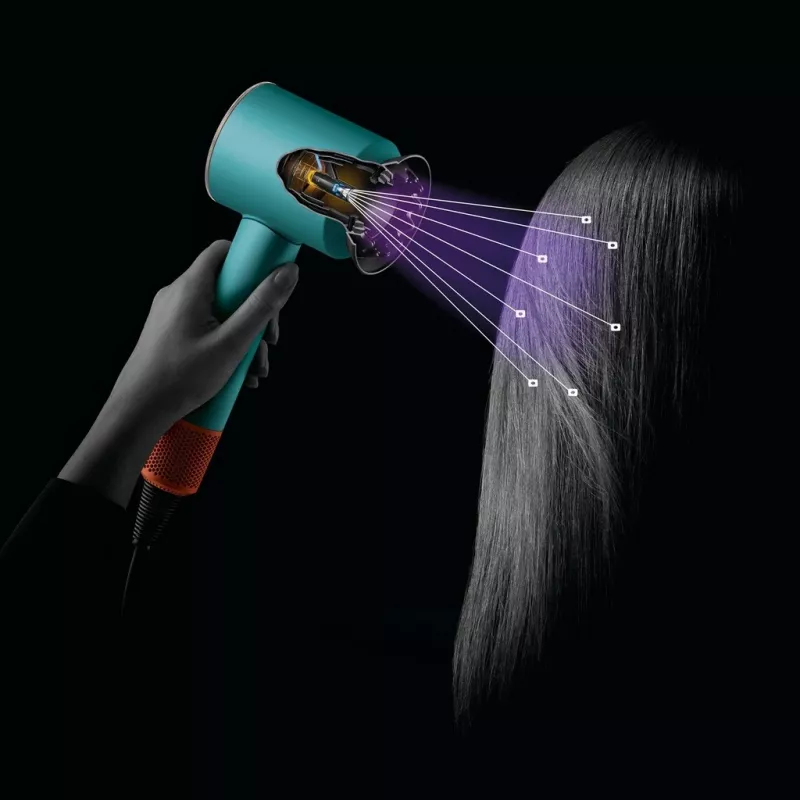 Dyson Supersonic plaukų džiovintuvas Nural Strawberry Brown, 1600 W, 3 greičio nustatymai