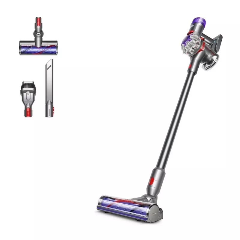 Dyson V8 Advanced 2-in-1 belaidis dulkių siurblys Baterija Sausas Be maišelio Nikelis, Sidabrinis