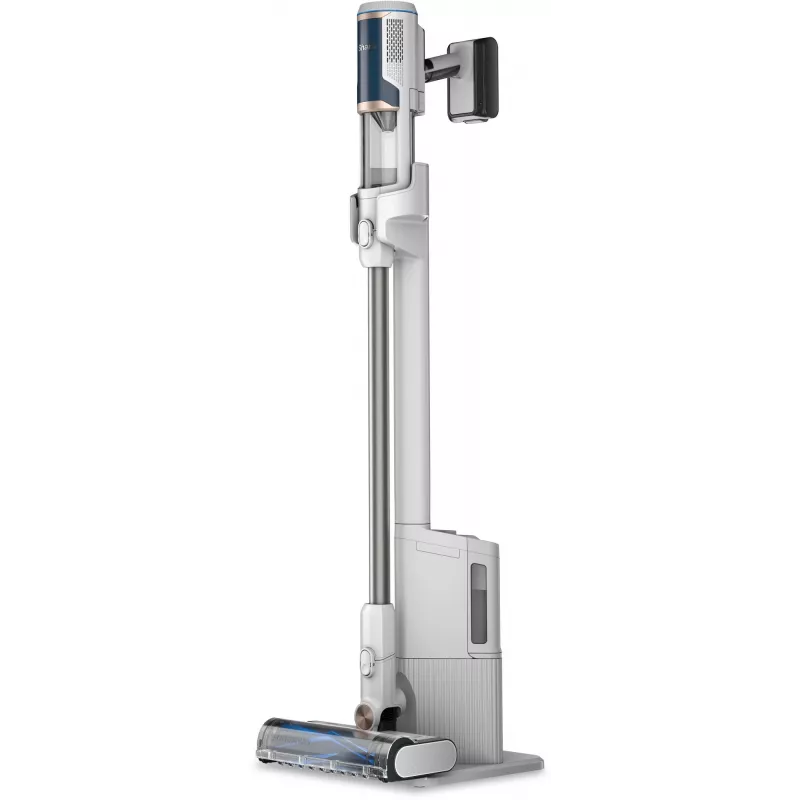 Sharkclean BU3521EU 2-in-1 šluotinis siurblys / elektrinis šepetys, akumuliatorinis, sausas, be maišelio, 21,6 W, mėlyna, balta