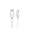 Savio USB 2.0 USB A - Micro USB White CL-167 3 m laidas