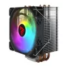 CPU oro aušintuvas SAVIO SAVGCOVORTEXX2ARGB su 4 šilumos vamzdeliais, 120 mm ARGB ventiliatoriumi, juodas