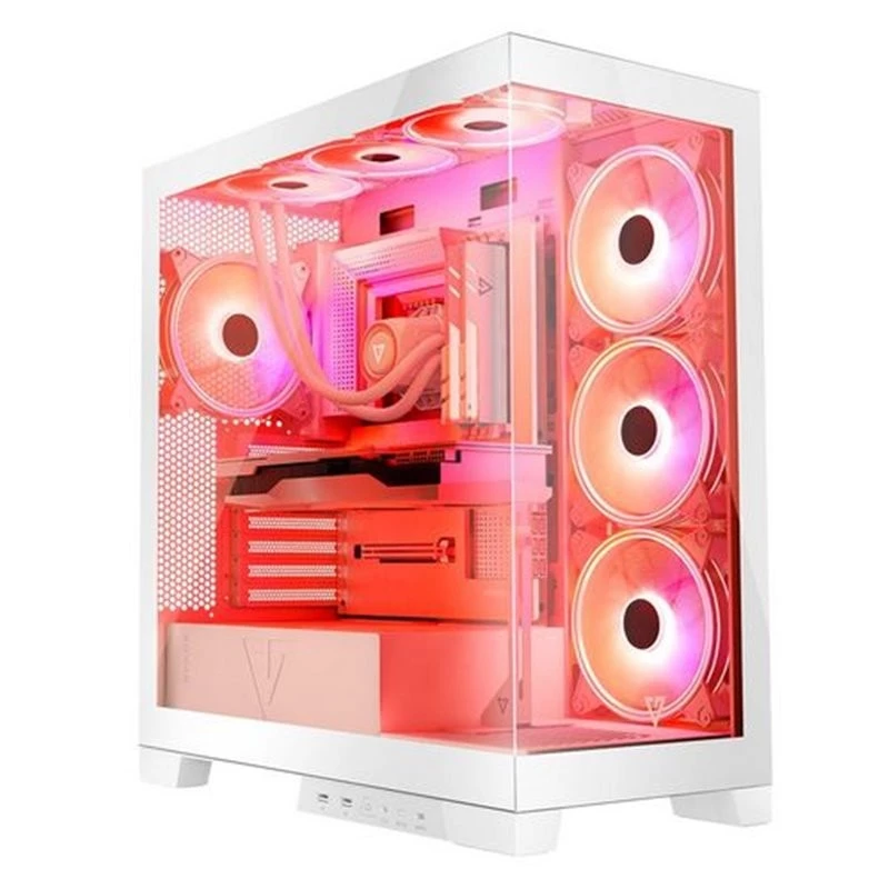 MODECOM Volcano SPACE MIDI USB 3.0 X 2 CYPE-C Juoda