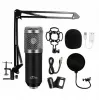 PC mikrofonas MEDIA-TECH MT397S — laidinis, XLR įvestis, 20–20000 Hz, 150 Ω, -32 dB, 2,4 m laidas, stalinis stovas, juodas