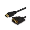 Savio CL-139 Laidas E Adapteris Vaizdo 1,8 M DVI-a HDMI Tipo a (Standartinis) Juodas
