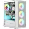 Logic PORTOS ARGB MINIDI USB 3.0 korpusas baltas