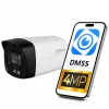 Dahua Technology 4MP Entry Smart Dual Light fiksuoto židinio kulkos formos tinklo kamera