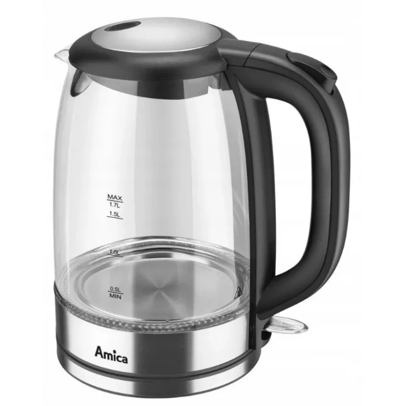 Elektrinis virdulys Amica 1.7L 2200W Sidabrinis