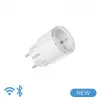 Išmanusis lizdas Shelly Plug S Gen3 — „Wi‑Fi“ išmanusis lizdas su energijos stebėjimu, F tipas, 110–230 V, 2500 W, baltas