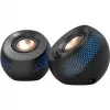 CREATIVE Pebble X 2.0 USB-C kompiuteriniai garsiakalbiai su reguliuojamu RGB apšvietimu, Bluetooth 5.3, USB garsu, iki 15 W RMS galia, skirti PC ir Mac