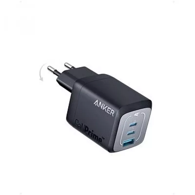„Anker Prime A2669313“ patalpų USB greitojo įkrovimo įkroviklis — 67 W, 1×USB-A, 2×USB-C, juodas