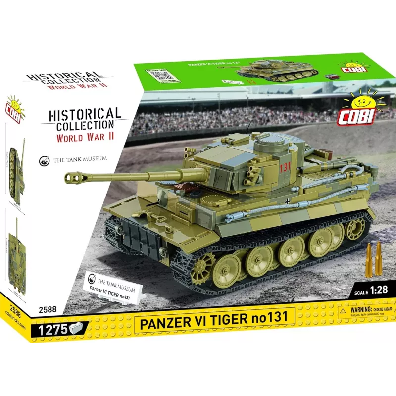 Statybinis rinkinys COBI Panzer VI Tiger no131 1275 detalės