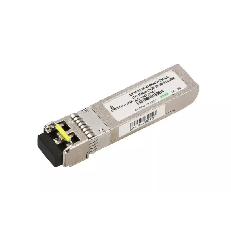 Extralink EX.13698 tinklo siųstuvo-imtuvo modulis šviesolaidinis 10000 Mbit/s SFP+ 1550 nm (EX.13698)