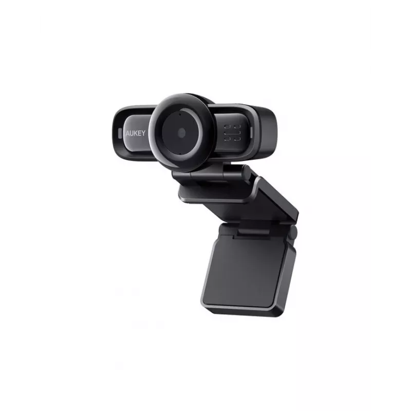 Aukey PC-LM3 Stream Series automatinio fokusavimo Full HD internetinė kamera su 1/3 colio CMOS jutikliu, juoda