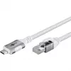 Goobay 74176 - Tinklo adapterio kabelis USB 3.1 Type C Gigabit Ethernet 2 m - Tinklo plokštė - 1 000 Mbps (74176)