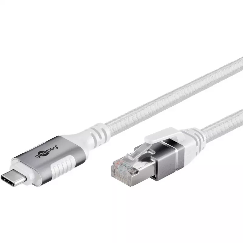Goobay 74176 - Tinklo adapterio kabelis USB 3.1 Type C Gigabit Ethernet 2 m - Tinklo plokštė - 1 000 Mbps (74176)
