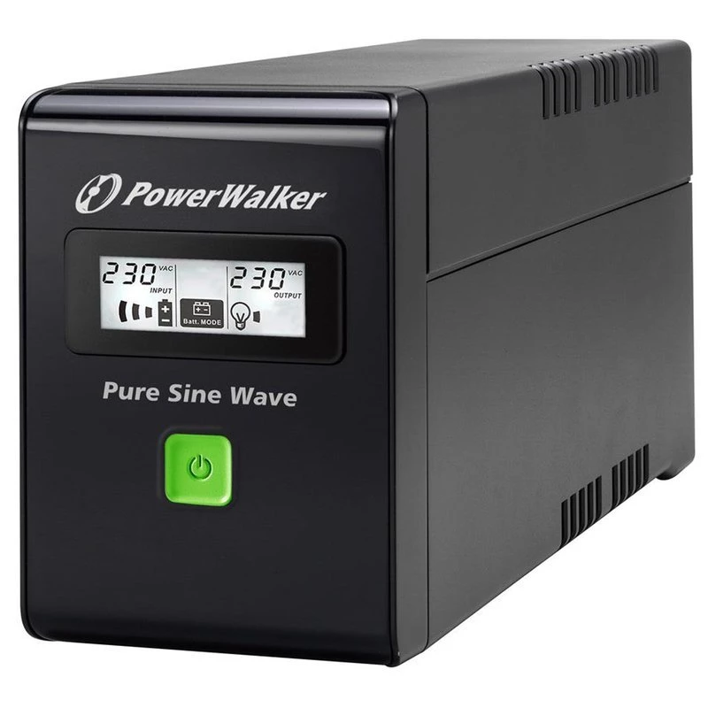 PowerWalker VI 600 SW FR Nepertraukiamo maitinimo šaltinis (UPS) 600 VA 2 AC išėjimai, linijinis-interaktyvus (VI 600 SW FR)