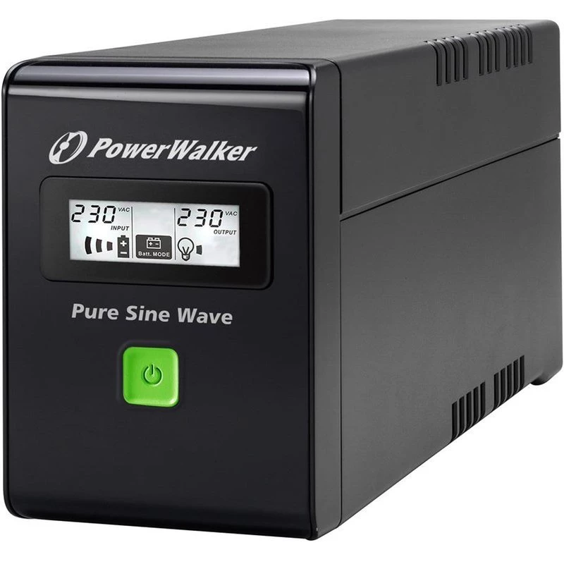 PowerWalker VI 800 SW FR nepertraukiamo maitinimo šaltinis (UPS) Linijinis-interaktyvus 0,8 kVA 480 W 2 AC lizdai