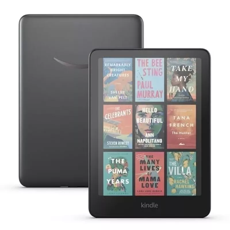 Elektroninių knygų skaitytuvas Amazon Kindle Colorsoft Signature Edition 7 colių 32 GB Wi‑Fi Belaidis įkrovimas, IPX8 atsparus vandeniui, juodas